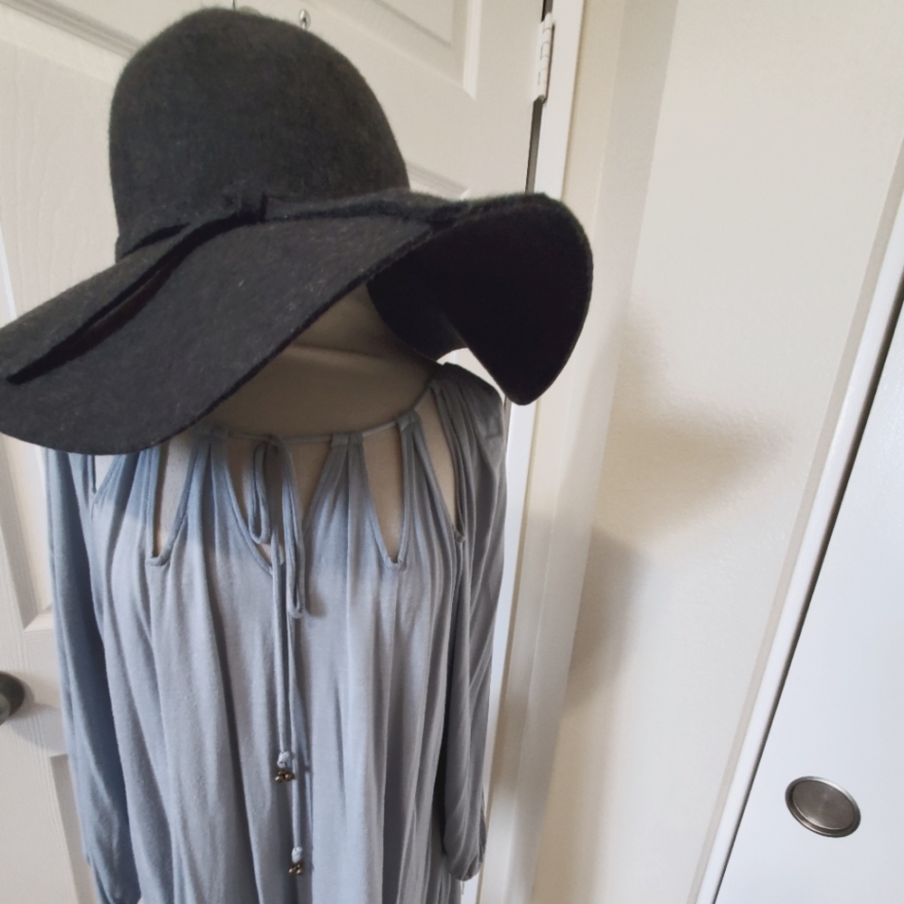 Angela Williams Charcoal Wool Hat